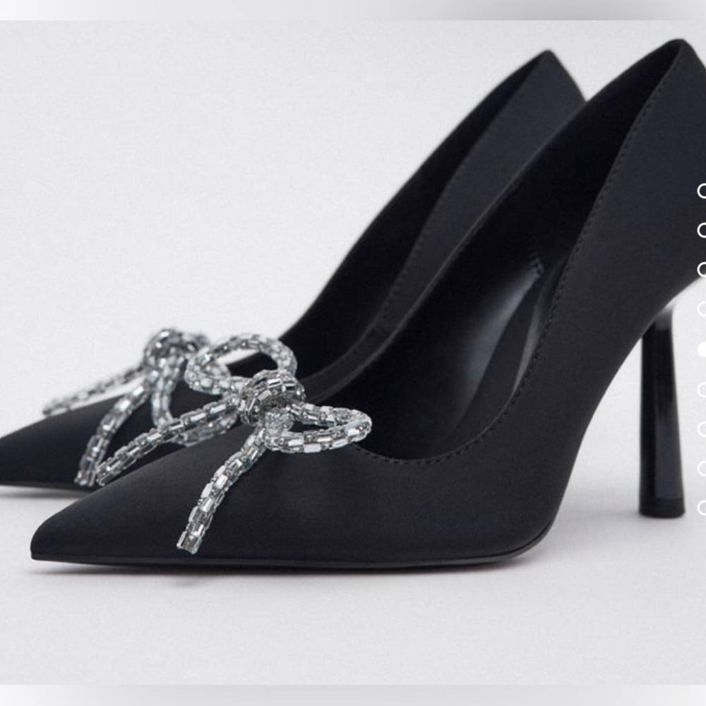 Zara embellished heels